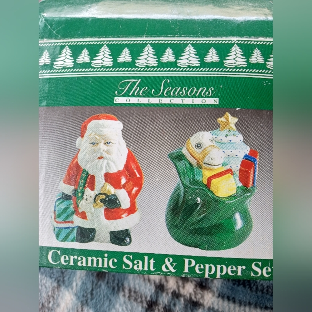 Santa salt and pepper shaker